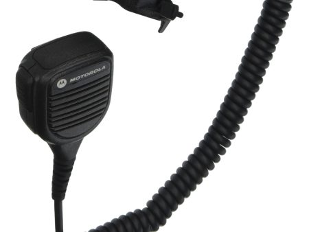 Motorola Original OEM PMMN4051 PMMN4051B Windporting Remote Speaker Microphone with 3.5mm Audio Jack, IP55 Water Resistant, Intrinsic Safety Standard FM Sale