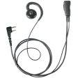 PRYME 1-Wire Swivel Earhook Earpiece for ICOM IP100H Radio Online Sale