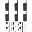 SL300-U-SC-2 UHF 403-470MHz 2 Channel 3 Watt Digital DMR Non-Display Radio with M4013 Speaker Microphone (6 Pack) For Discount