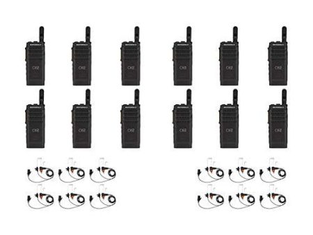 SL300-U-SC-99 UHF 403-470MHz 99 Channel 3 Watt Digital DMR Display Radio with E346 Surveillance Headset (12 Pack) Cheap