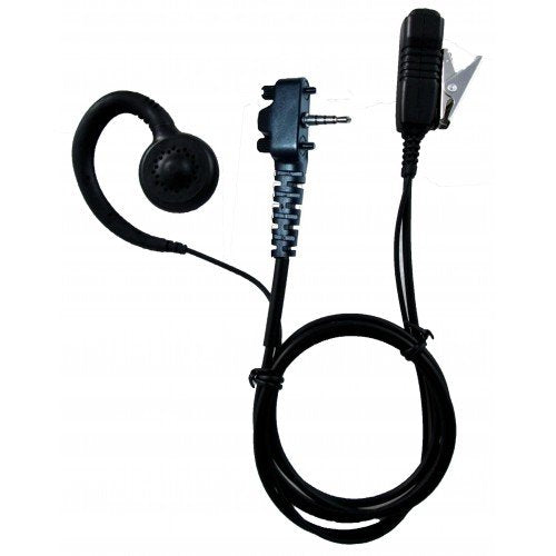 Pryme LMC-1GH22S Responder light duty earhook headset with coil cord receiver for Vertex single pin radios Sale