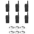 SL300-U-SC-2 UHF 403-470MHz 2 Channel 3 Watt Digital DMR Non-Display Radio with E346 Surveillance Headset (6 Pack) Online now