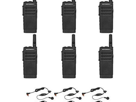 SL300-U-SC-2 UHF 403-470MHz 2 Channel 3 Watt Digital DMR Non-Display Radio with PMLN7156 Earbud (6 Pack) Online